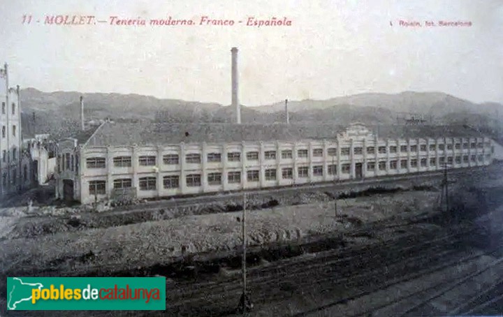 Mollet del Vallès - Teneria Moderna. Postal antiga