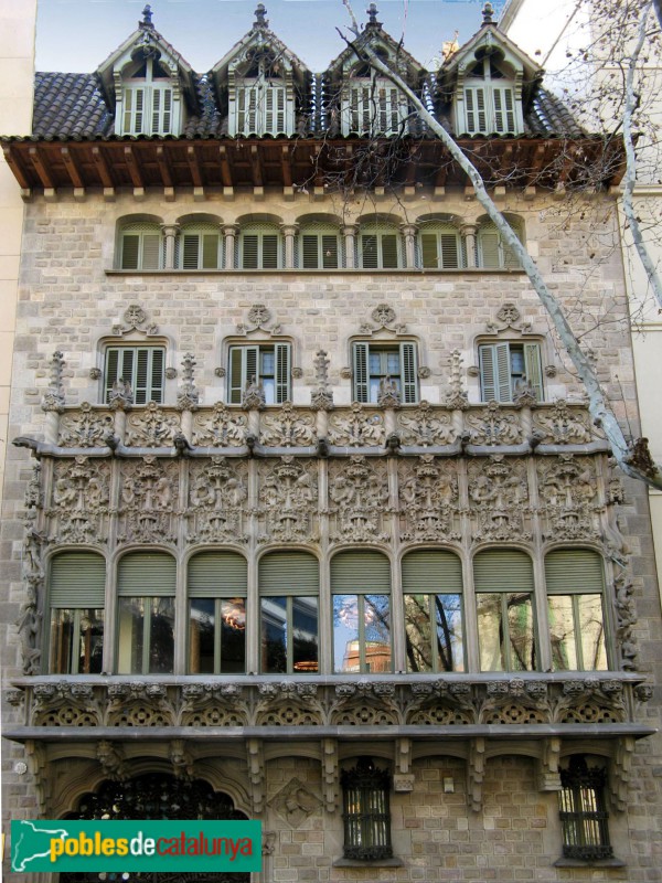 Barcelona - Palau Quadras (Foto: Albert Esteves, 2008) Barcelona - Palau Quadras
