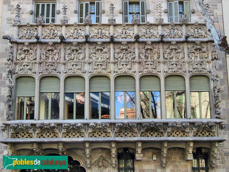 Barcelona - Palau Quadras (Foto: Albert Esteves, 2008) Barcelona - Palau Quadras