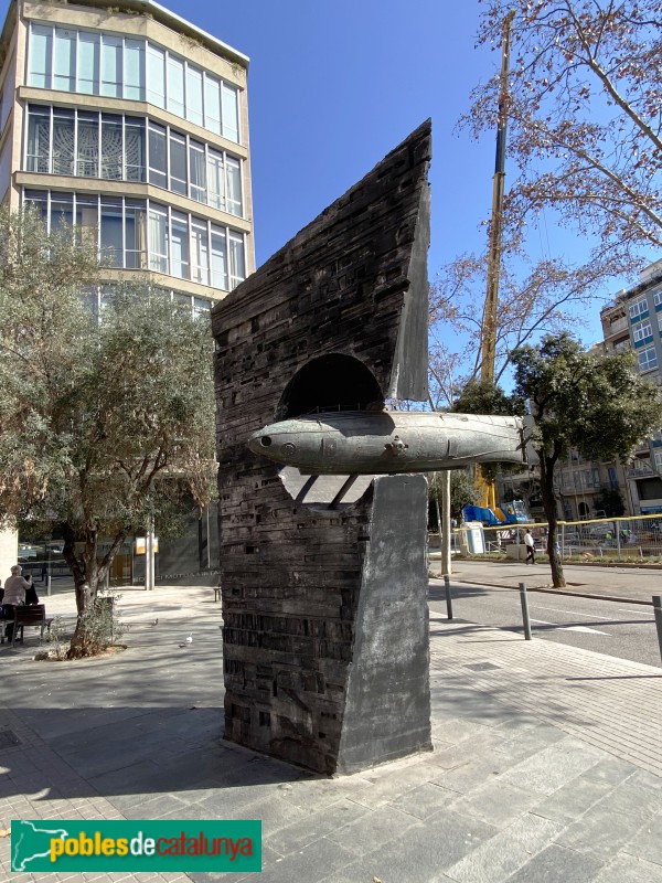 Barcelona - Monument a Monturiol