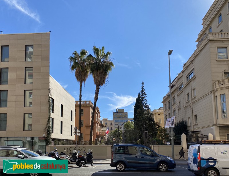 Barcelona - Passatge Méndez Vigo, des del carrer Aragó