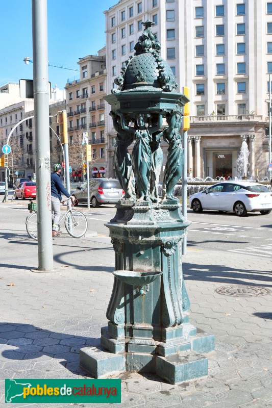 Barcelona - Font Wallace del Passeig de Gràcia