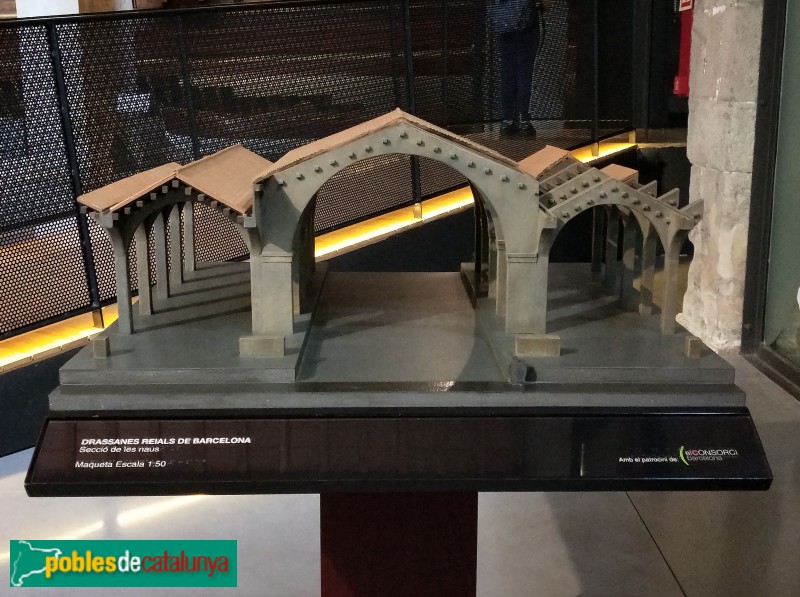 Barcelona - Drassanes. Maqueta