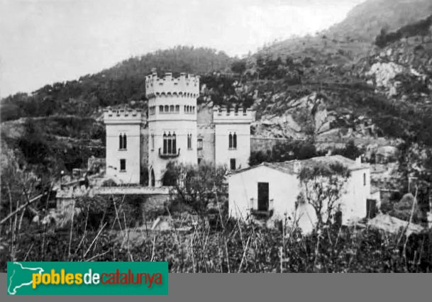 Figaró-Montmany - Castell de Rubinat. Postal antiga