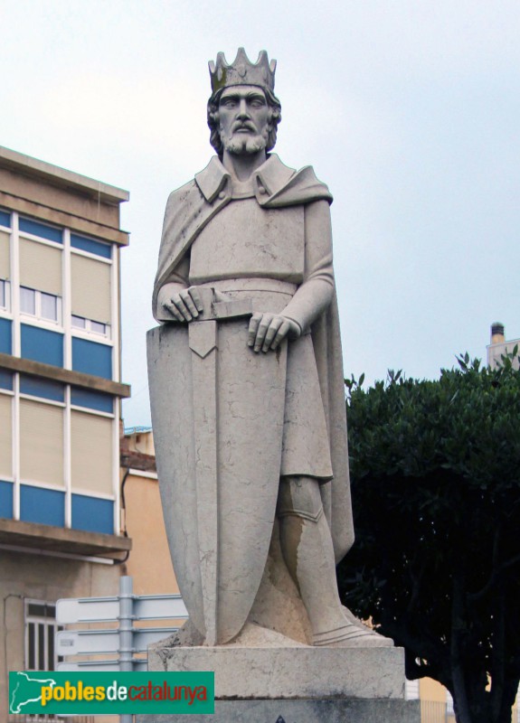 Figueres - Estàtua de Jaume I