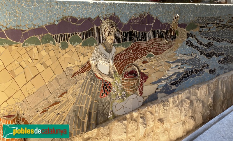 Benifallet - Safareigs. Mosaic d'Amanda Collelldevall