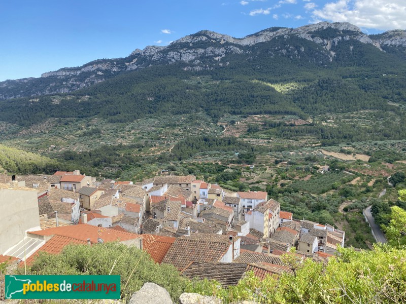 Paüls - Panoràmica des del castell