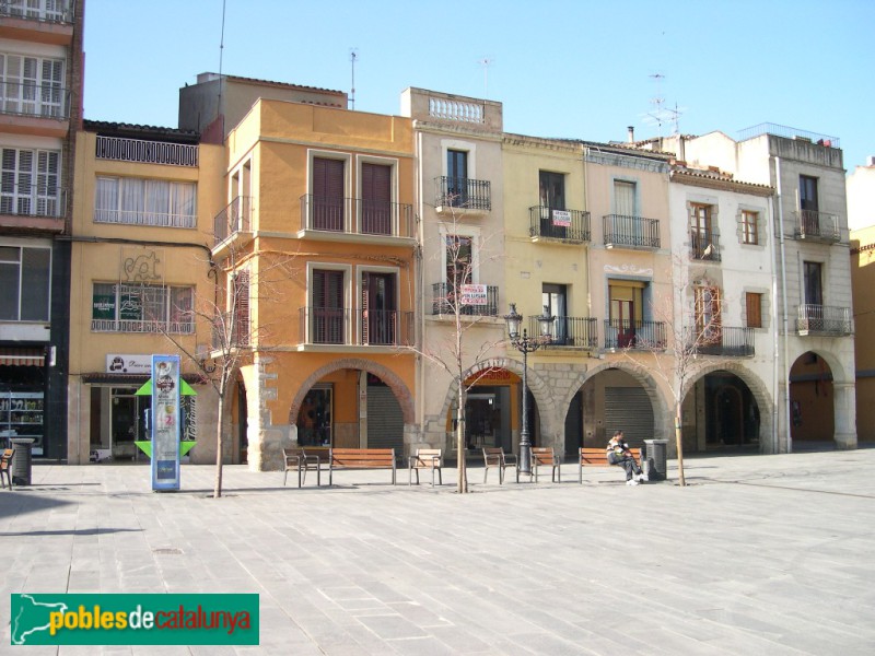Sant Celoni - Voltes de la plaça de la Vila (Foto: Ajuntament de Sant Celoni) Sant Celoni - Voltes de la plaça de la Vila
