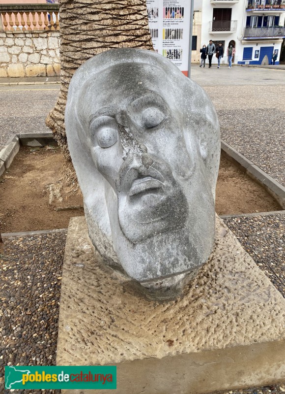 Sitges - Escultura <i>Cap de Crist</i>