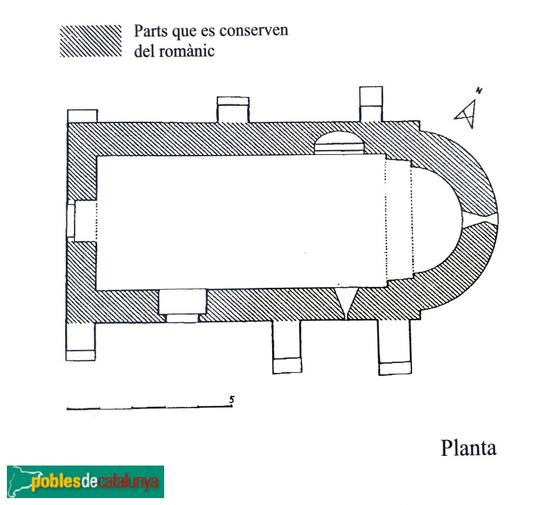 Prats - Sant Salvador de Predanies. Planta