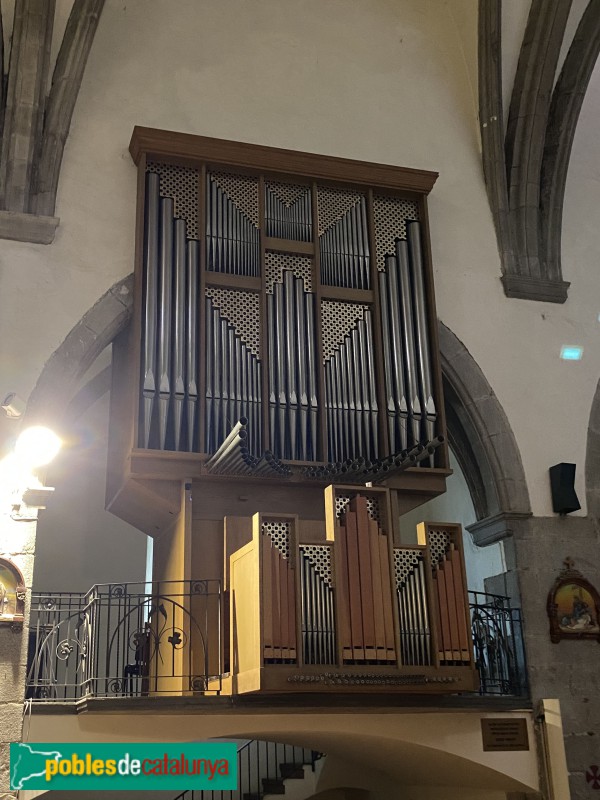 Llívia - Església de la Mare de Déu dels Àngels. Orgue