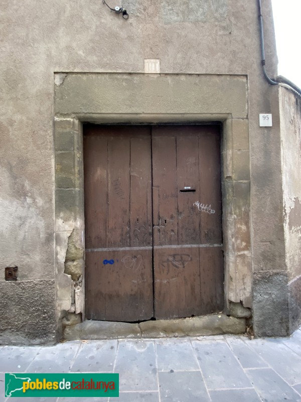 Vic - Carrer Sant Pere. Llinda (1771)