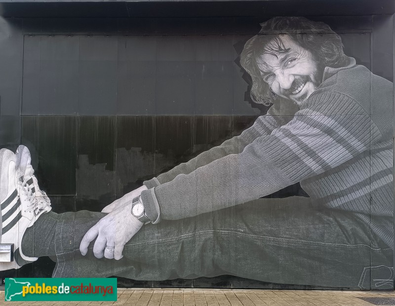 Barcelona - Mural <i>Alfredo</i> (Disseny Hub)