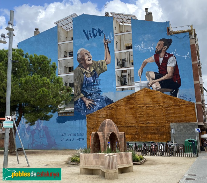 Molins de Rei - Mural <i>Vida</i>