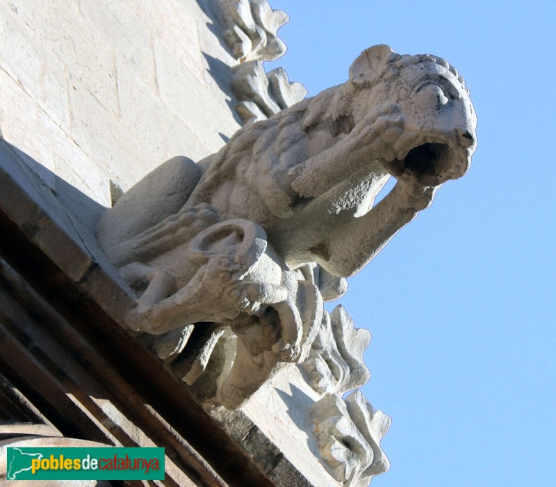 Tarragona - Catedral. Gàrgola