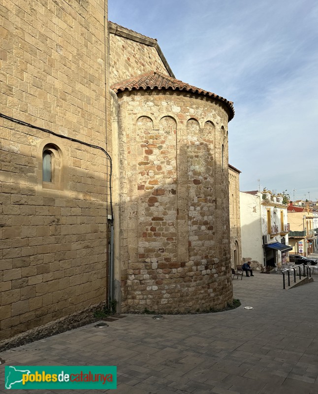 Parets del Vallès - Absis romànic de Sant Esteve