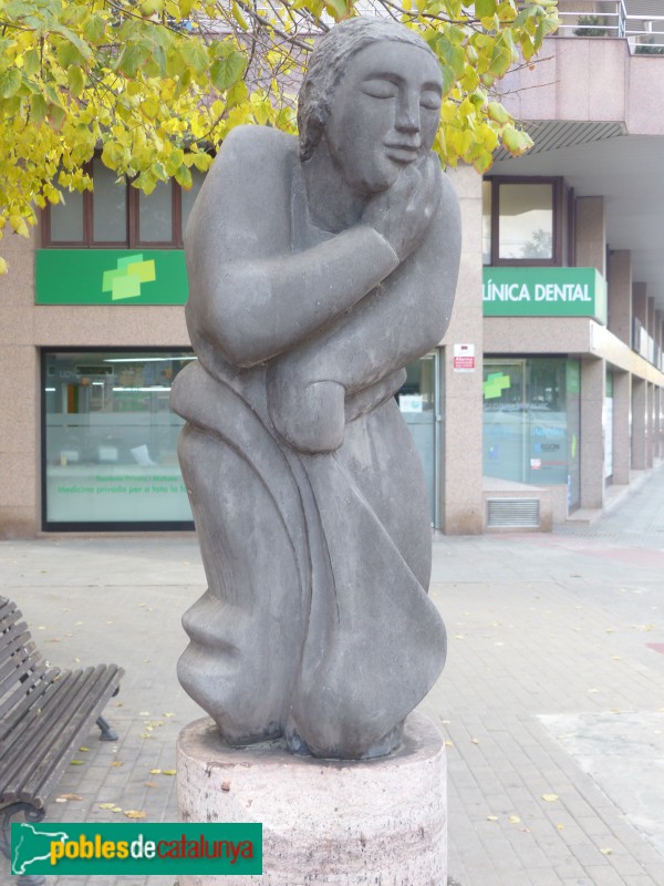 Vic - Escultura <i>Reflexió</i>