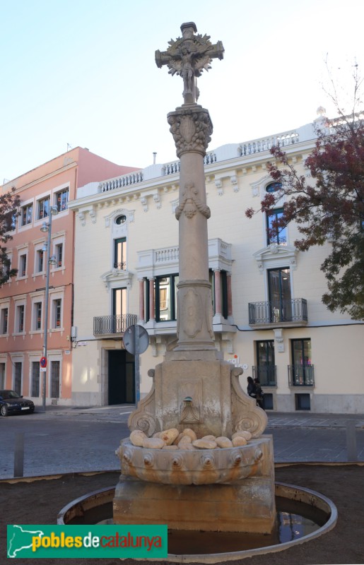 Igualada - Font de la plaça de la Creu