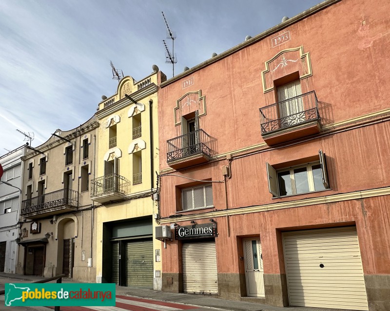 Corbera de Llobregat - Cases del carrer Sant Antoni