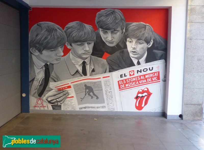 Vic - Mural <i>The Beatles</i>