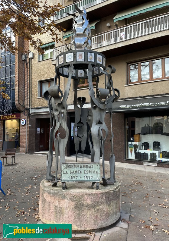 Cardedeu - Monument pel centenari de la germandat La Santa Espina