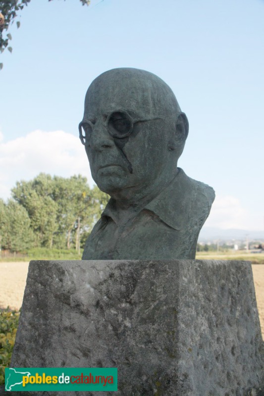 Vic - Monument en memòria de Pau Casals (desaparegut)