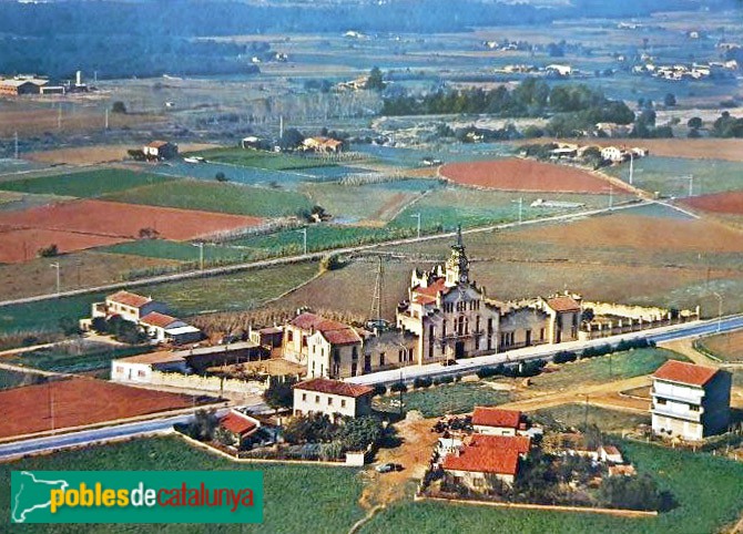 Les Franqueses del Vallès - Ajuntament. Postal antiga