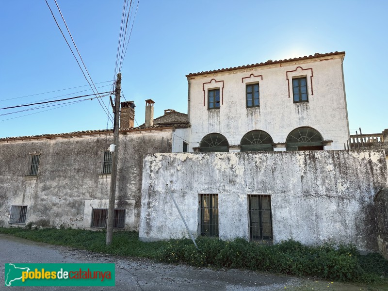 Les Franqueses del Vallès - Can Riambau. Façana posterior