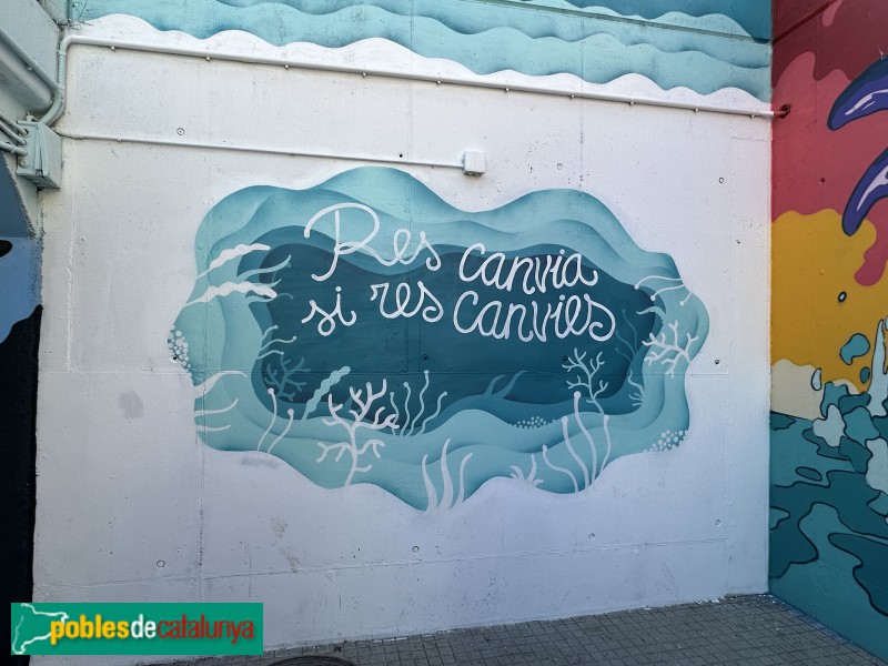 Canovelles - Mural dels Oceans