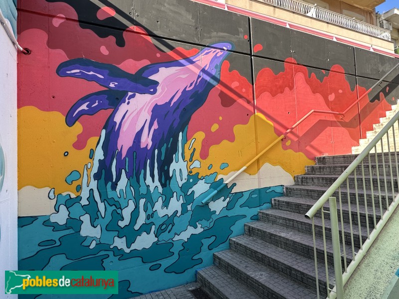 Canovelles - Mural dels Oceans