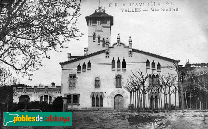 L'Ametlla del Vallès - Cal Millet. Postal antiga