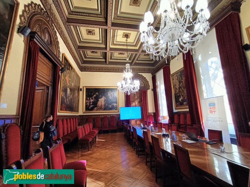 Barcelona - Universitat de Barcelona. Sala de Juntes