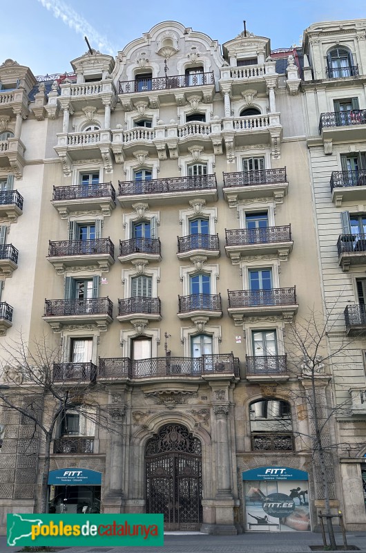 Barcelona - Balmes, 107-109 (Foto: Albert Esteves, 2023) Barcelona - Balmes, 107-109