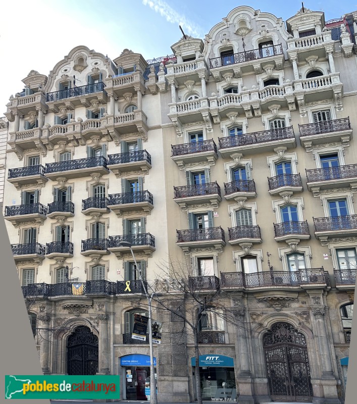 Barcelona - Balmes, 107-109 (Foto: Albert Esteves, 2023) Barcelona - Balmes, 107-109