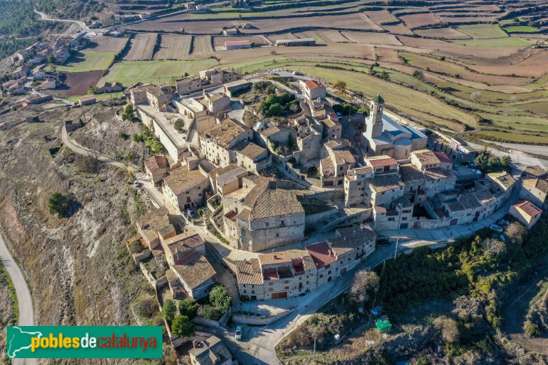 Forès - Panoràmica aèria