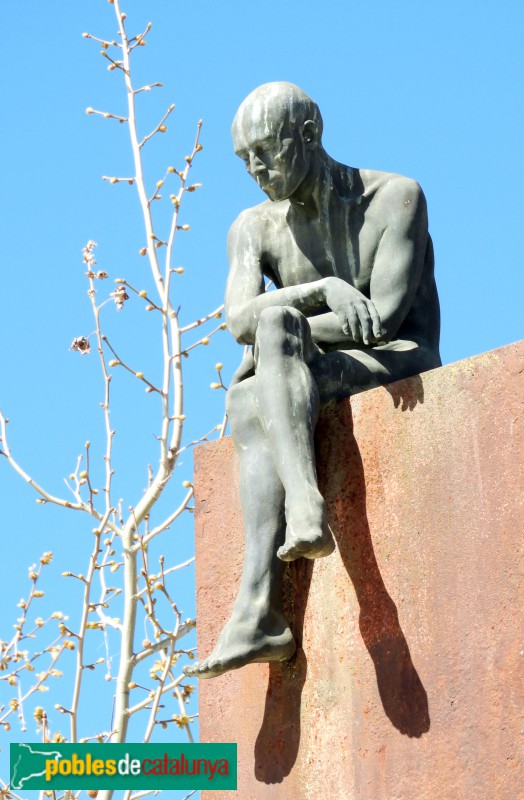 Linyola - Escultura <i>Reflexió</i>