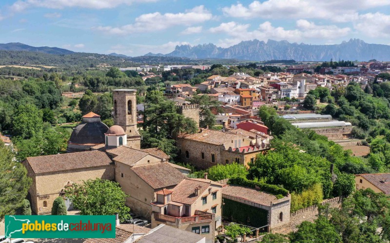 Piera - Església de Santa Maria i castell