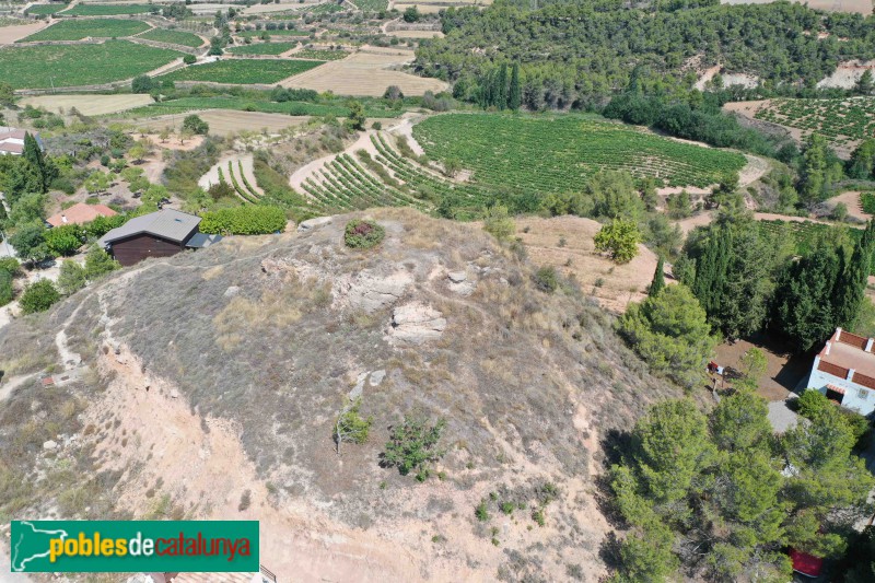 Sarral - Montbrió de la Marca. Turó on hi havia el castell