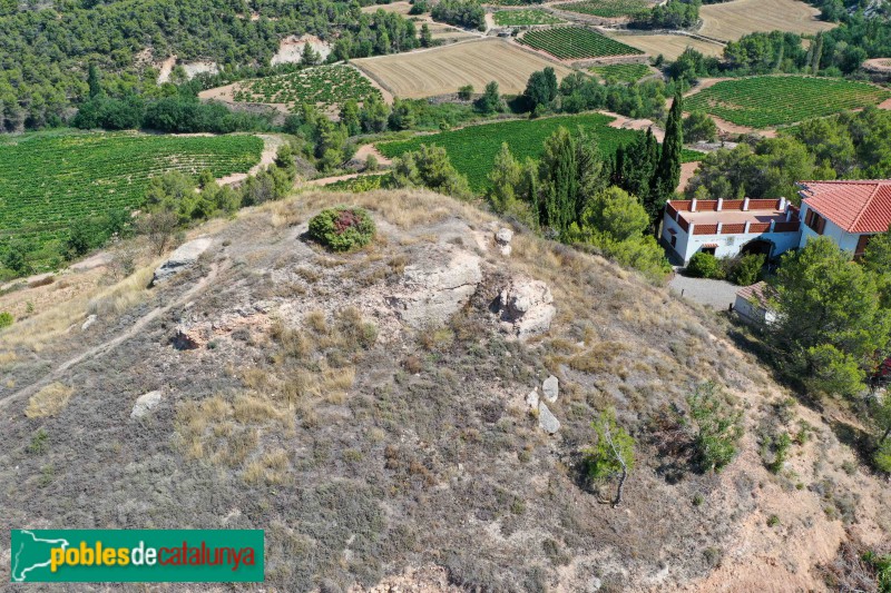 Sarral - Montbrió de la Marca. Turó on hi havia el castell