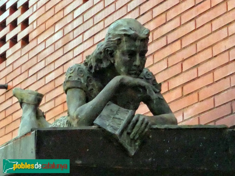 Barcelona - Escultura <i>Anna Frank</i>