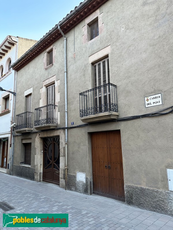 Aiguafreda - Carrer del Pont. Can Perera