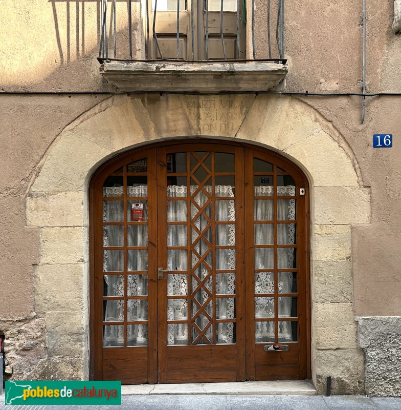 Centelles - Carrer de Jesús, 16. Casa Martí Vila