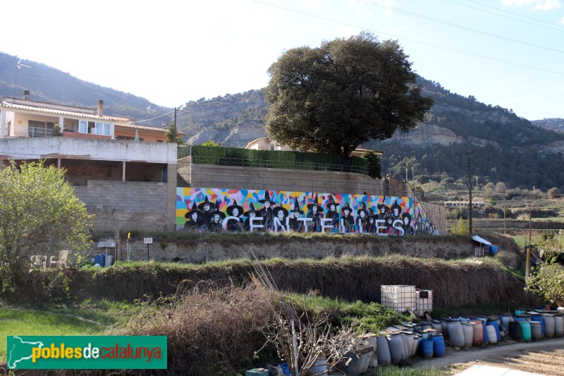 Centelles - Mural de les Bruixes