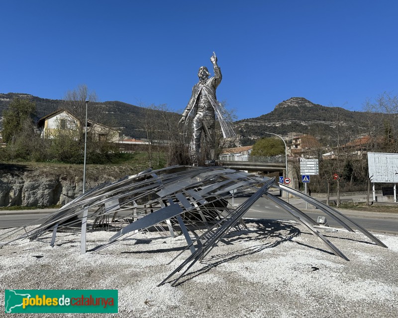 Centelles - Monument a Ildelfons Cerdà