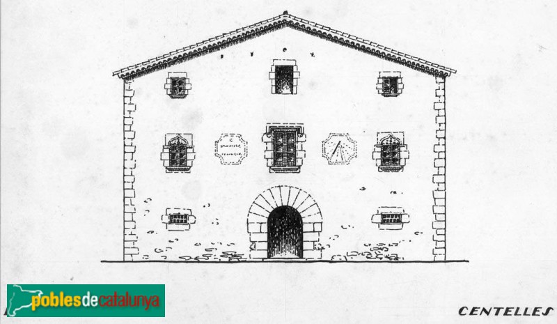 Centelles - El Cerdà. Croquis