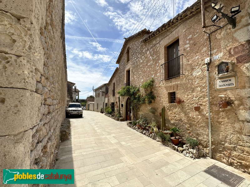 Olesa de Bonesvalls - Carrer de Santa Marta