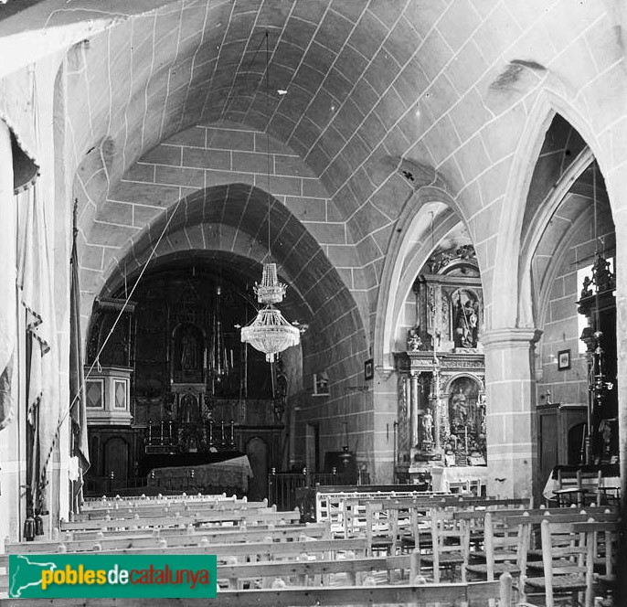 Gualba - Església de Sant Vicenç, interior