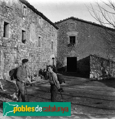 Gualba - Can Figueres (Foto: Frederic Flos -Arxiu Fotogràfic Centre Excursionista de Catalunya-, 1916-37) Gualba - Can Figueres
