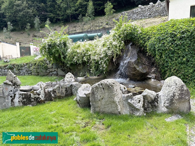Boí - Caldes de Boí. Fonts i jardins (Foto: Albert Esteves, 2023) Boí - Caldes de Boí. Fonts i jardins