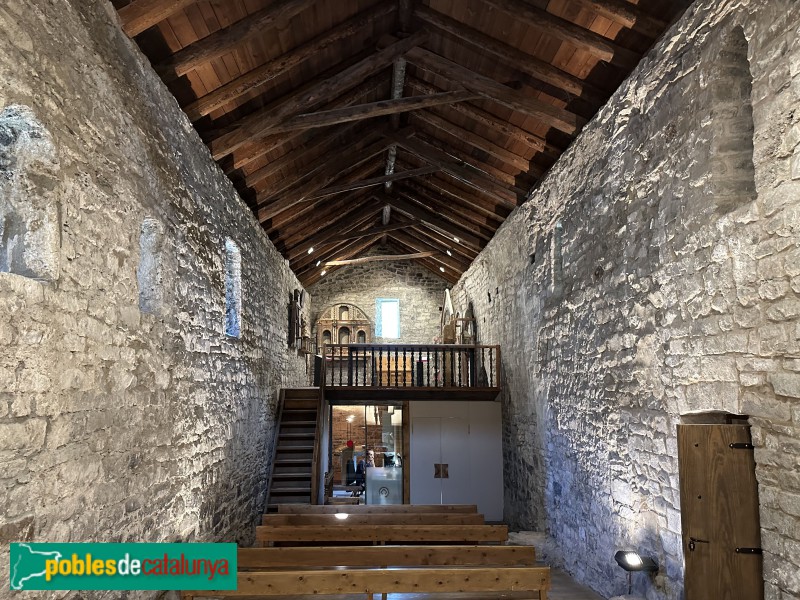 Erill la Vall - Església de Santa Eulàlia. Interior